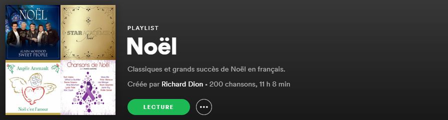 Ma playlist de Noël et le top 10 de mes chansons préférées